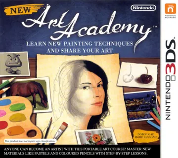 New Art Academy (Europe)(En,Fr,Ge,It,Es,Nl,Pt,Ru) box cover front